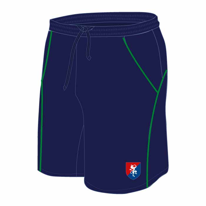 PE Shorts - Navy Green - GEMS Founders School - Dubai South