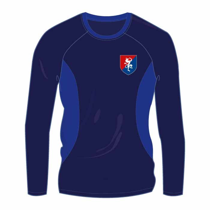 Unisex Full Sleeve PE T-Shirt - Blue - GEMS Founders School - Masdar City
