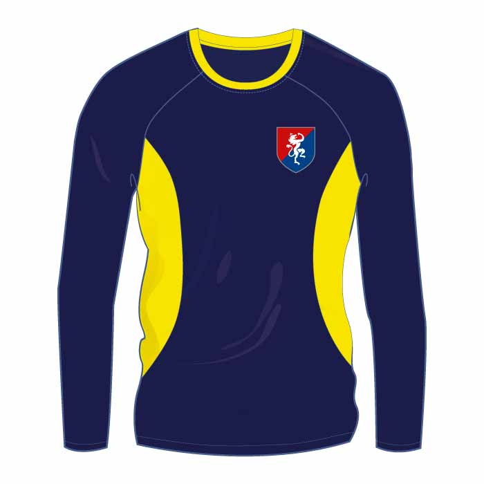 Unisex Full Sleeve PE T-Shirt - Yellow - GEMS Founders School - Nad Al Hamar