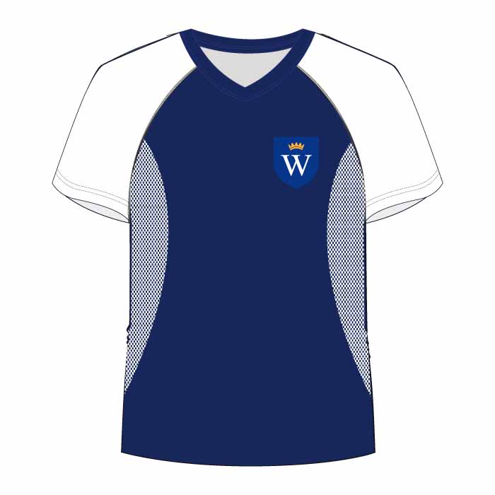 PE T-Shirt - White - GEMS Wellington International School - Dubai