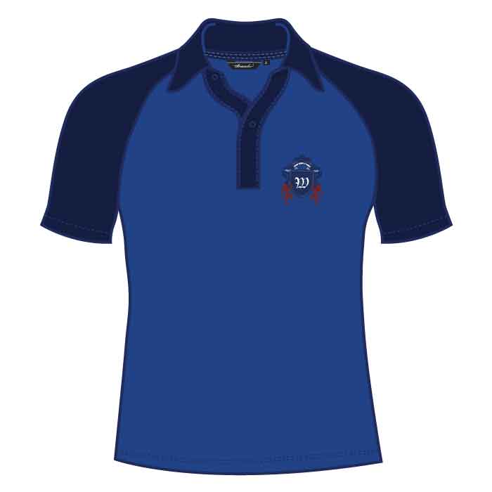 Unisex PE Polo Shirt - Blue - GEMS Winchester School - Abu Dhabi