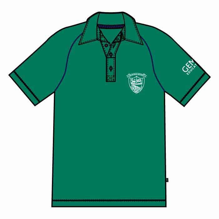 Unisex Polo Shirt PE - Green - GEMS Our Own English High School - Sharjah (Girls)