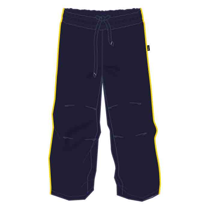 Unisex Track Pants - Navy/Yellow - GEMS Millennium School - Sharjah