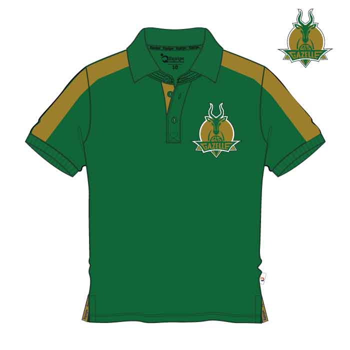 Unisex PE Polo Shirt - Green Gold - Kindergarten-Grade 12 - GEMS Legacy School - Dubai