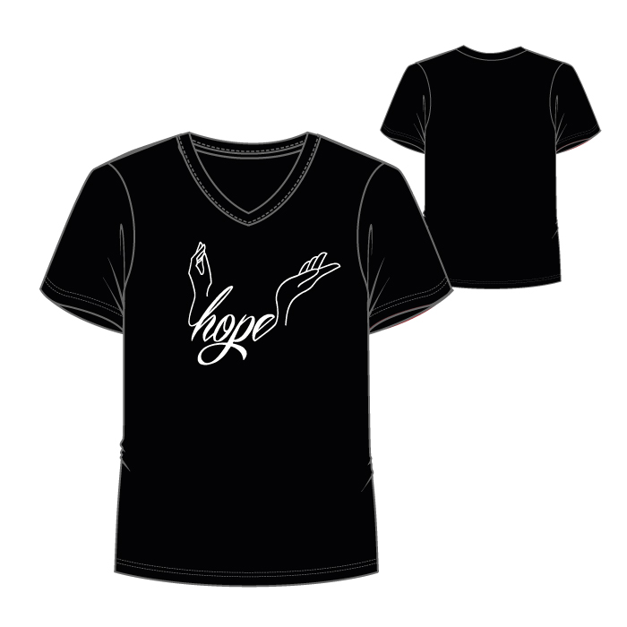 Unisex Hope T-Shirt - Black - GEMS Legacy School - Dubai