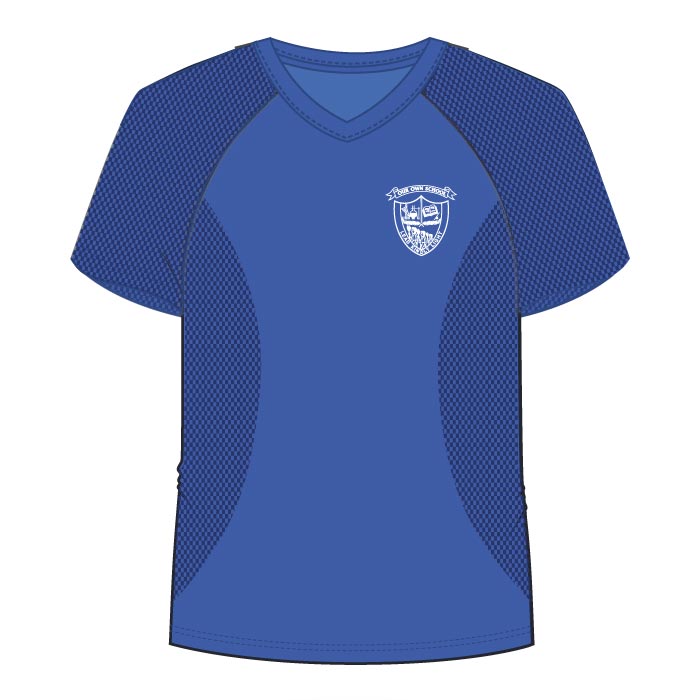 Unisex PE T-Shirt - Blue - Grade 1-Grade 12 - GEMS Our Own English High School - Dubai (Girls)