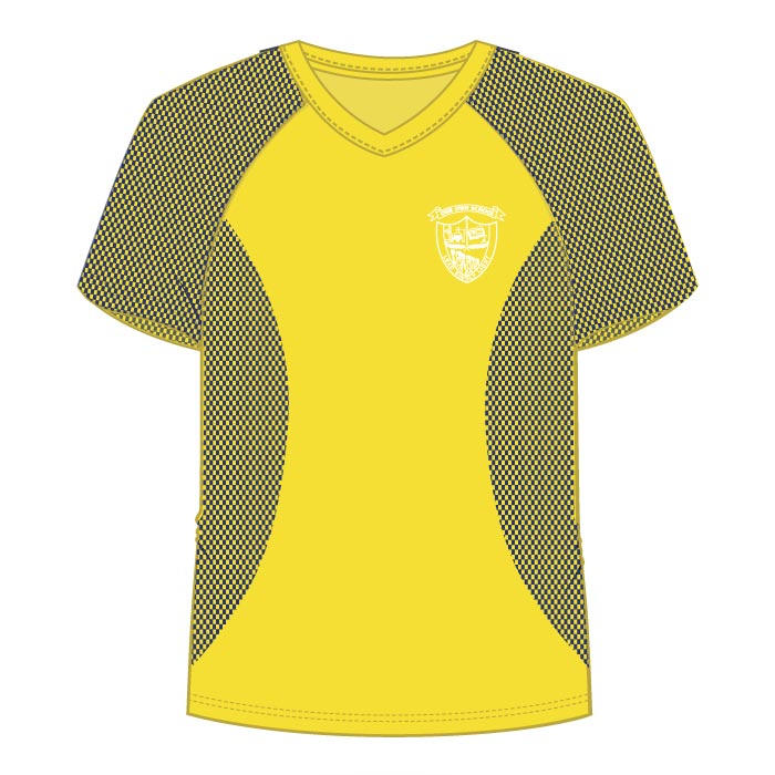 Unisex PE T-Shirt - Yellow - Grade 1-Grade 12 - GEMS Our Own English High School - Al Ain