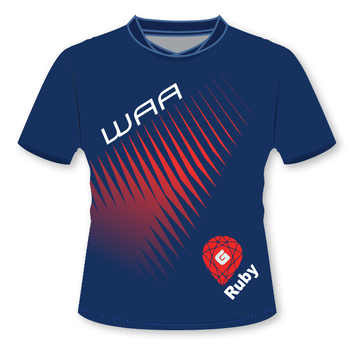 Boys PE T-Shirt - Sublimation - Navy/Red - GEMS World Academy - Abu Dhabi