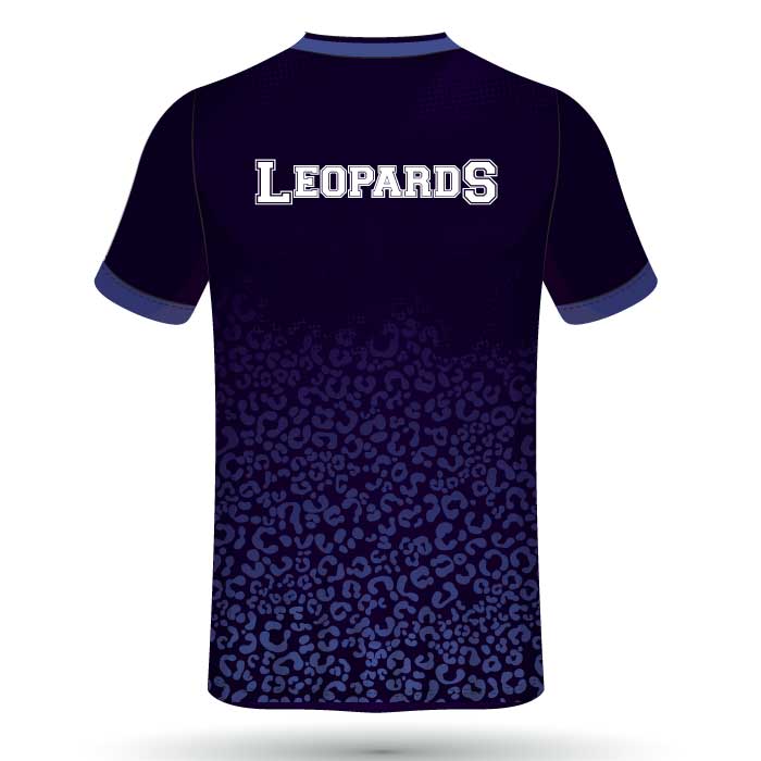 Unisex Football Jersey - Leopards Navy Purple - GEMS Dubai American Academy