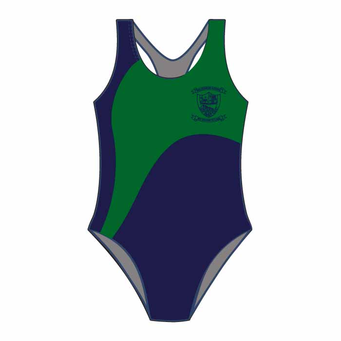 Swimsuit - Navy / Green - The Millennium School - Dubai