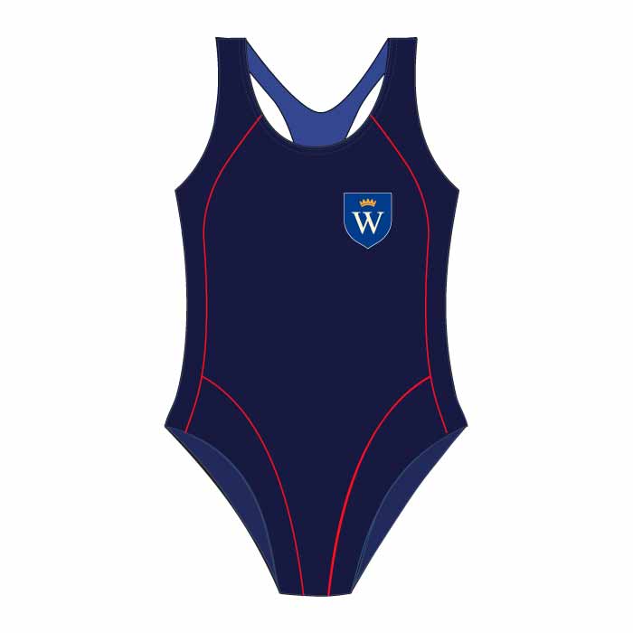 Swimsuit - Navy/Red - GEMS Wellington International School - Dubai