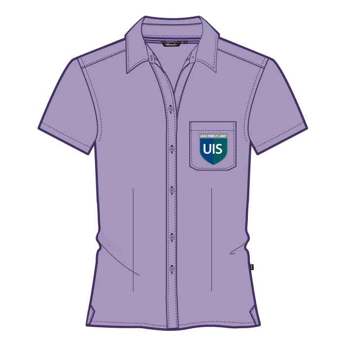 Girls SS Lilac Blouse - Lilac - Grade 7-12 - GEMS United Indian School - Abu Dhabi