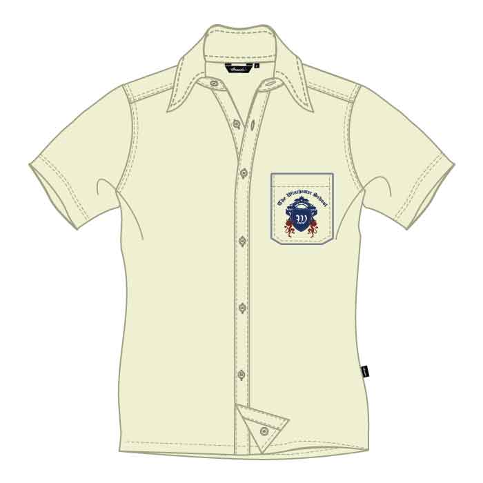 Short Sleeve Shirt - Cream - Grades 1-6 - The Winchester School - Jebel Ali