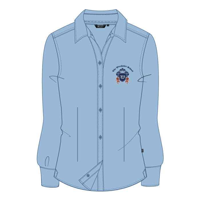Full Sleeve Blouse - Light Blue - Grade 7-11 - GEMS Winchester School - Dubai