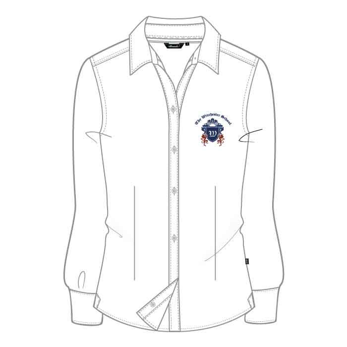 FS Blouse - White - Grade 12-13 - GEMS Winchester School - Dubai