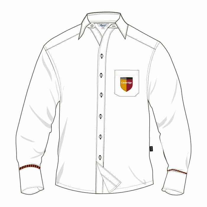 Full Sleeve Shirt - White - GEMS Cambridge International Private School - Sharjah