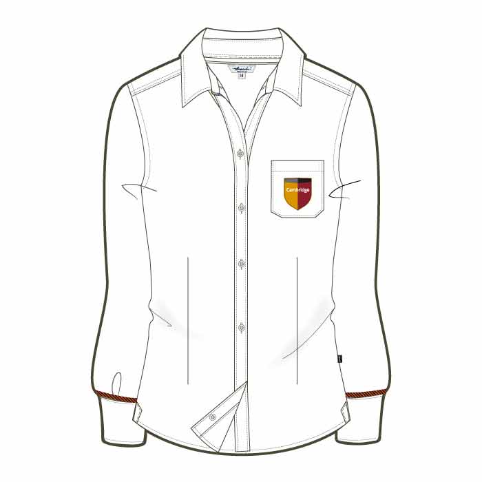 FS Blouse - White - GEMS Cambridge International Private School - Sharjah