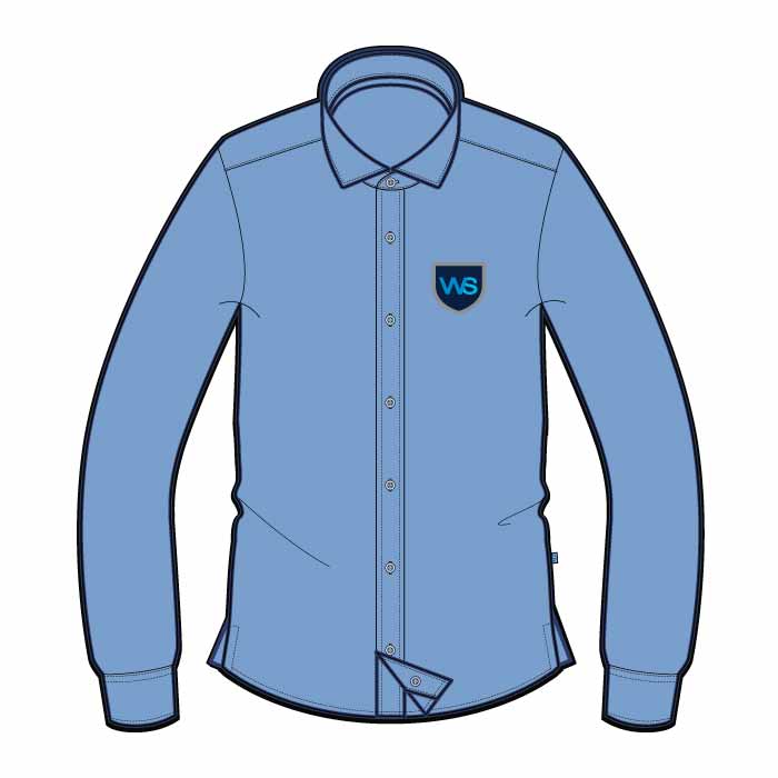 Full Sleeve Shirt Oxford - Blue - Grades 1-13 - The Westminster School - Dubai