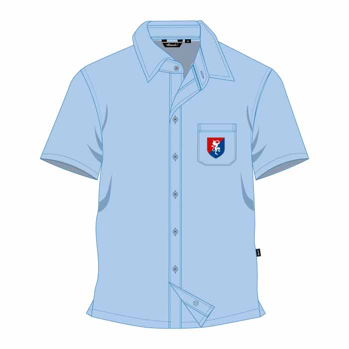 Short Sleeve Shirt - Light Blue - Grades 3-6 - GEMS Founders School - Dubai South
