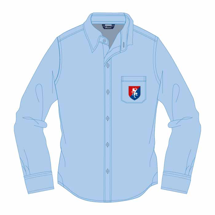 Full Sleeve Shirt - Light Blue - Grades 3-6 - GEMS Founders School - Al Mizhar