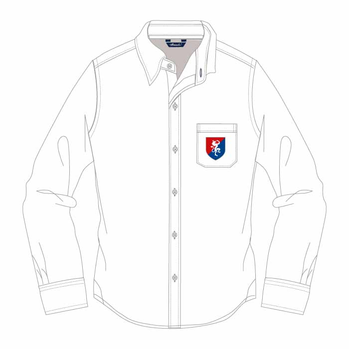 Full Sleeve Shirt - White - Grades 7-13 - GEMS Founders School - Al Mizhar