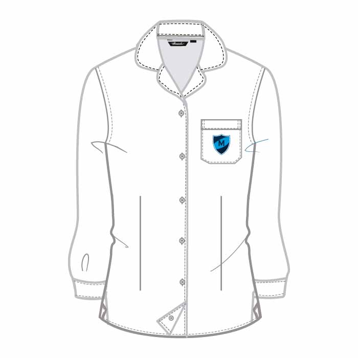 Girls Blouse - White - Yr 10-13 - GEMS Metropole School - Motor City