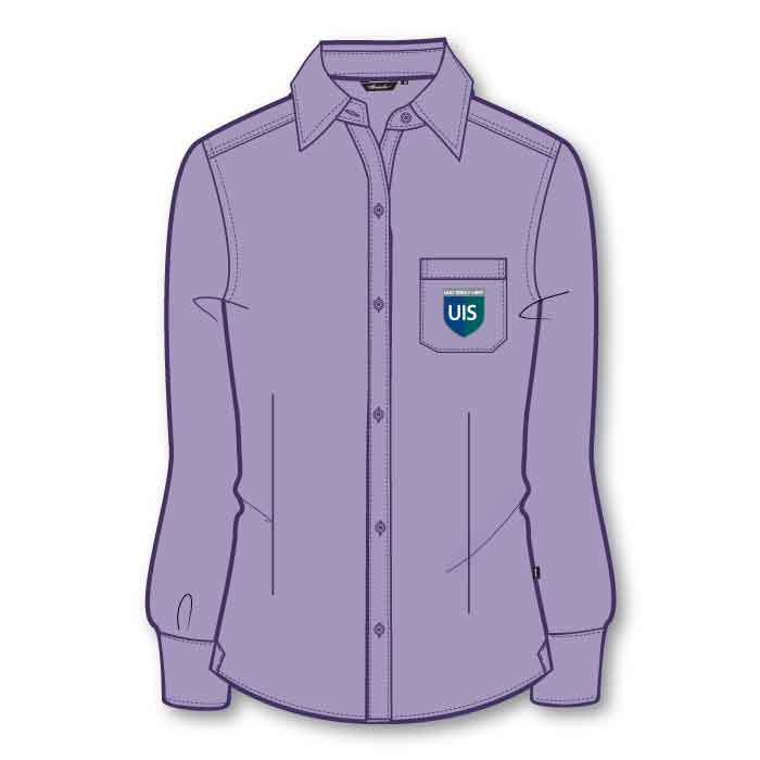 Girls Full Sleeve Blouse - Lilac - Grades 7-12 - GEMS United Indian School - Abu Dhabi