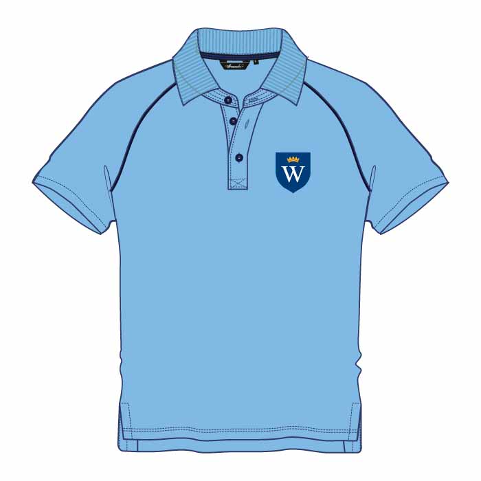 Unisex Kindergarten Polo Shirt - Blue - GEMS Wellington Academy - Al Khail