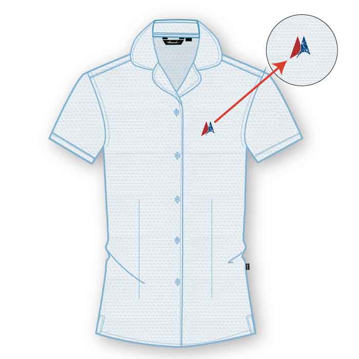 Girls Blouse - White - Grade 6-8 - GEMS Dubai American Academy