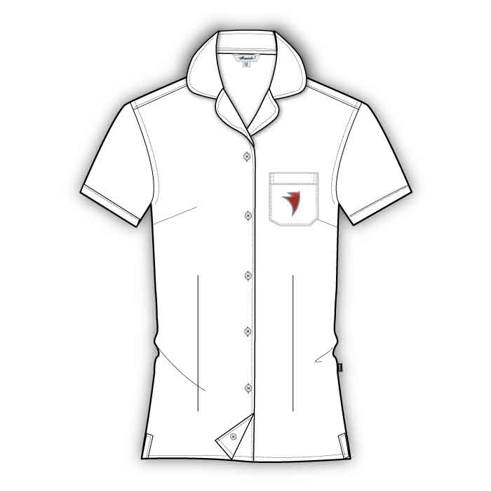 Girls SS Blouse - White - Grade 5-12 - GEMS Legacy School - Dubai