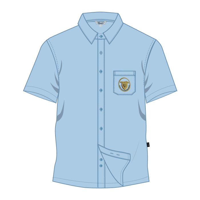 Wesgreen International School - Ss Shirt L.Blue Yr3-9