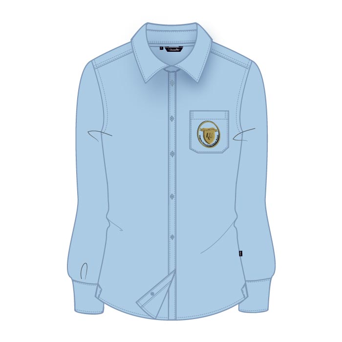 Wesgreen International School - Fs Blouse L.Blue Gr7-9