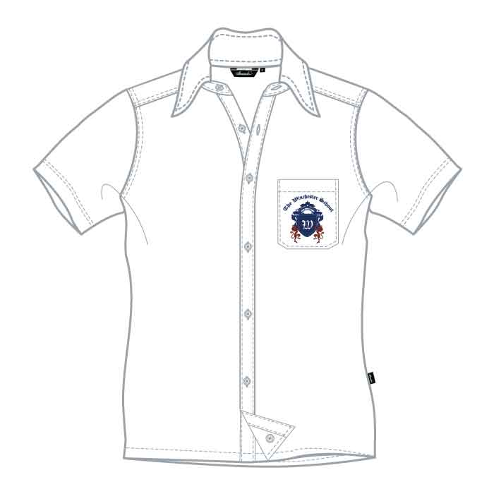 Short Sleeve Shirt - White - Grades 12-13 - The Winchester School - Jebel Ali