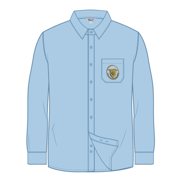 Wesgreen International School - Fs Shirt L.Blue Gr7-9