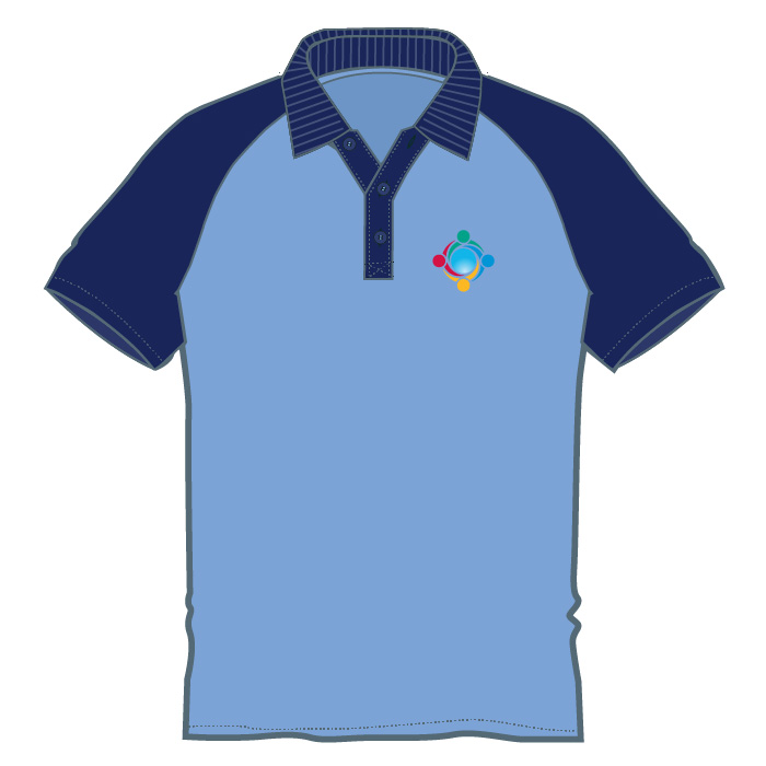 Kindergarten Polo Shirt Dri-Fit - Blue - GEMS World Academy - Abu Dhabi