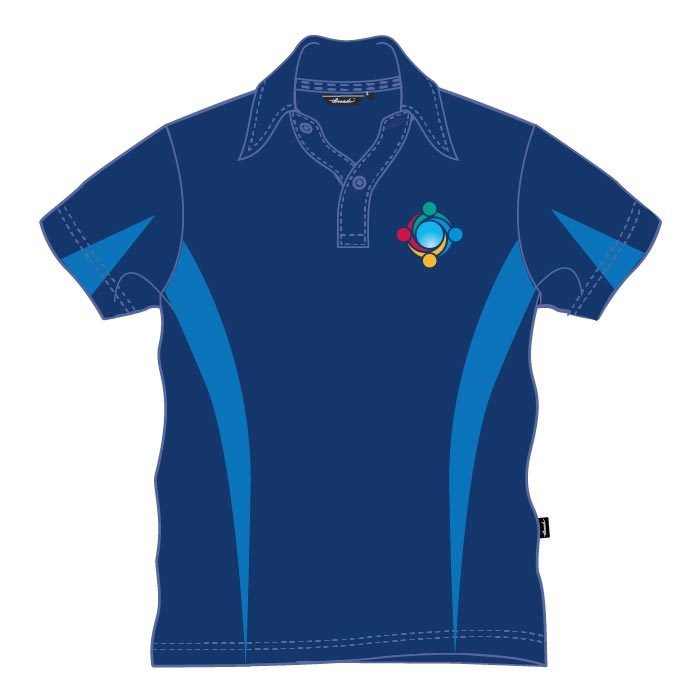 Unisex Polo Shirt Core - Blue - GEMS World Academy - Abu Dhabi