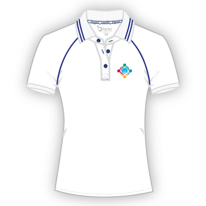 Girls Polo Shirt - White - Grade 10-11 - GEMS World Academy - Abu Dhabi