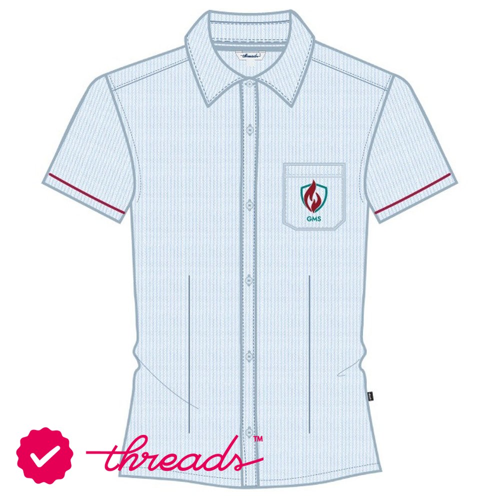 Girls Blouse - Lt Blue - G6-G12 - GEMS Millennium School - Sharjah