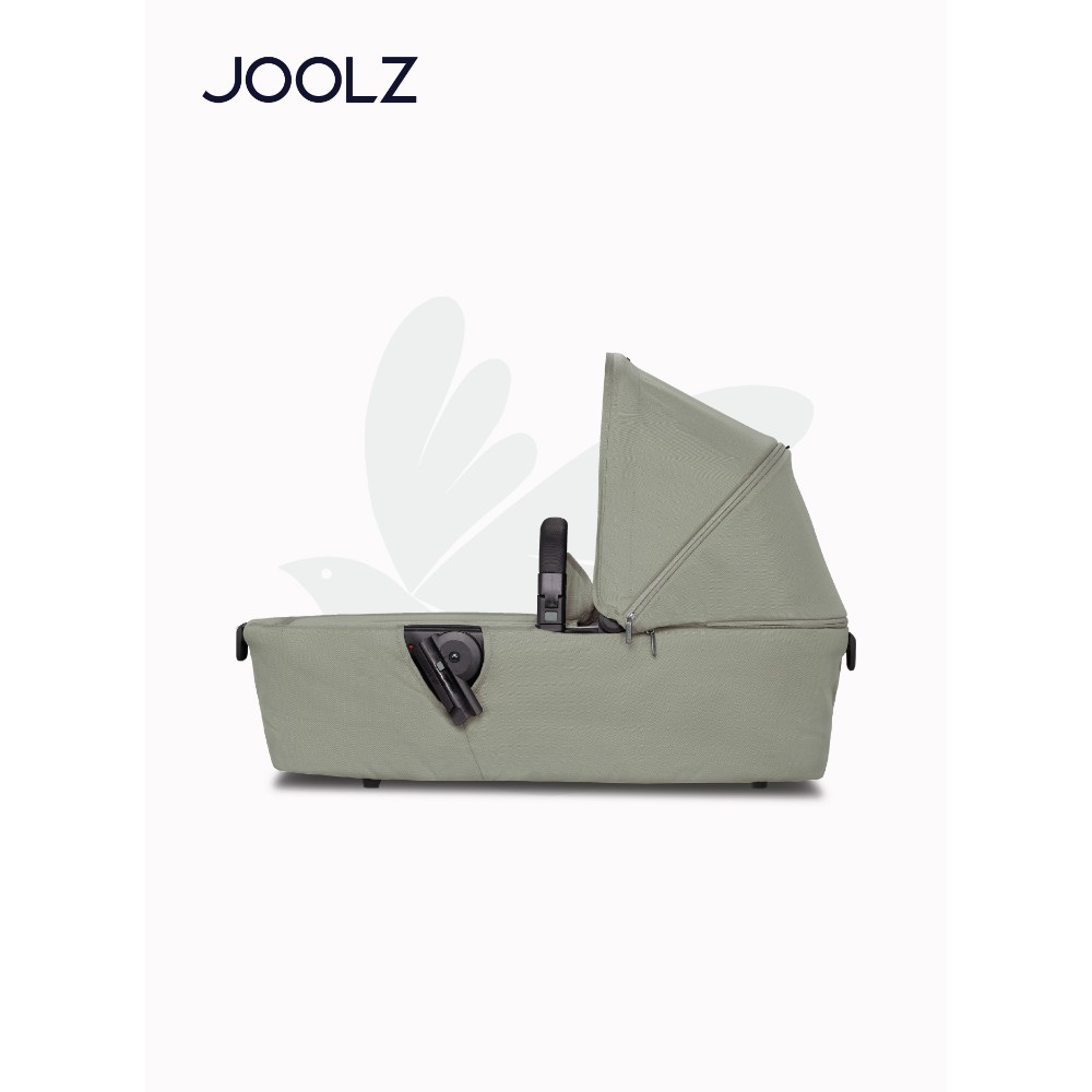 Joolz - AER+ Carrycot - One Hand Foldable Cot - Extended Sunhood - Sage Green