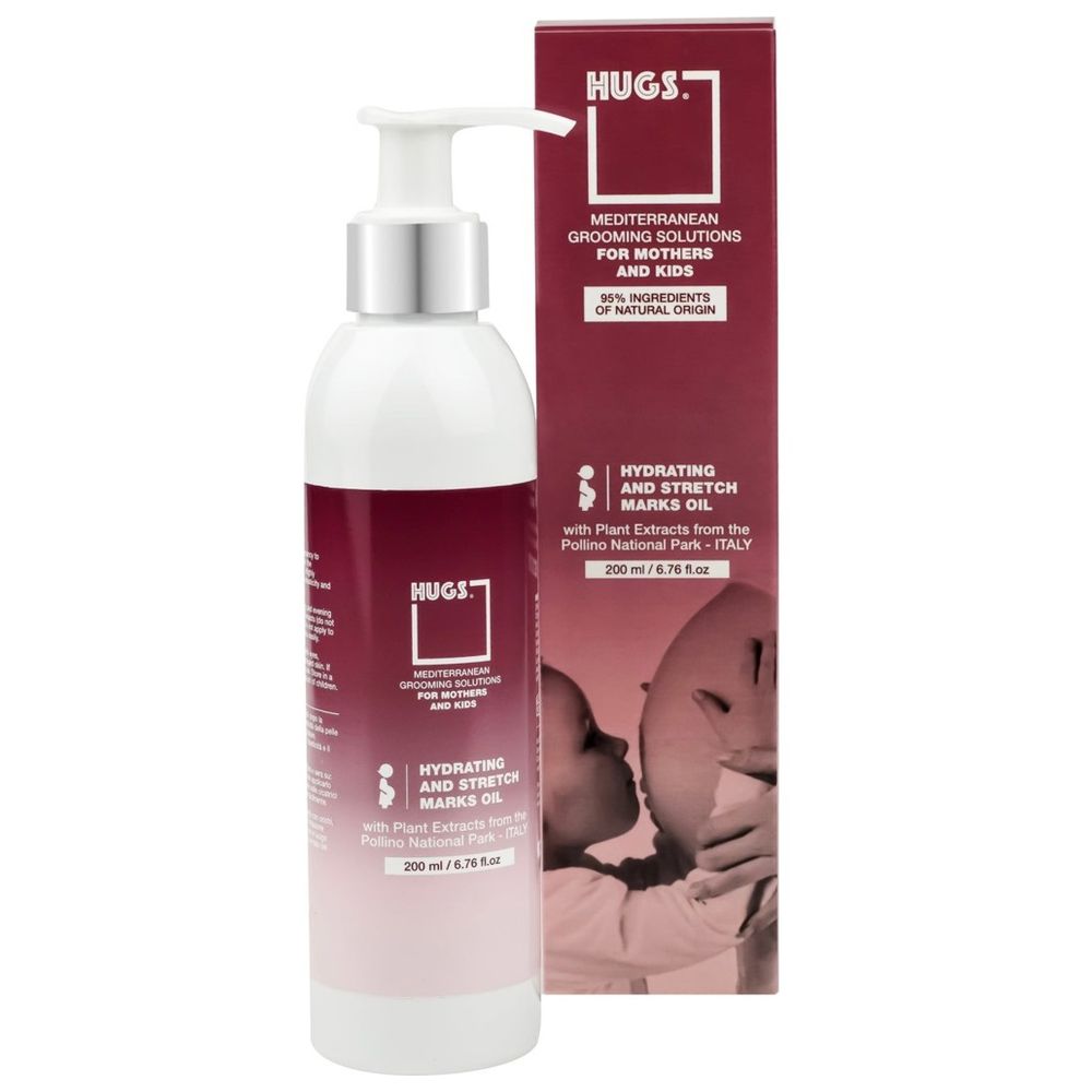Hugs - Hydrating & Stretch Marks Oil - 200 ml