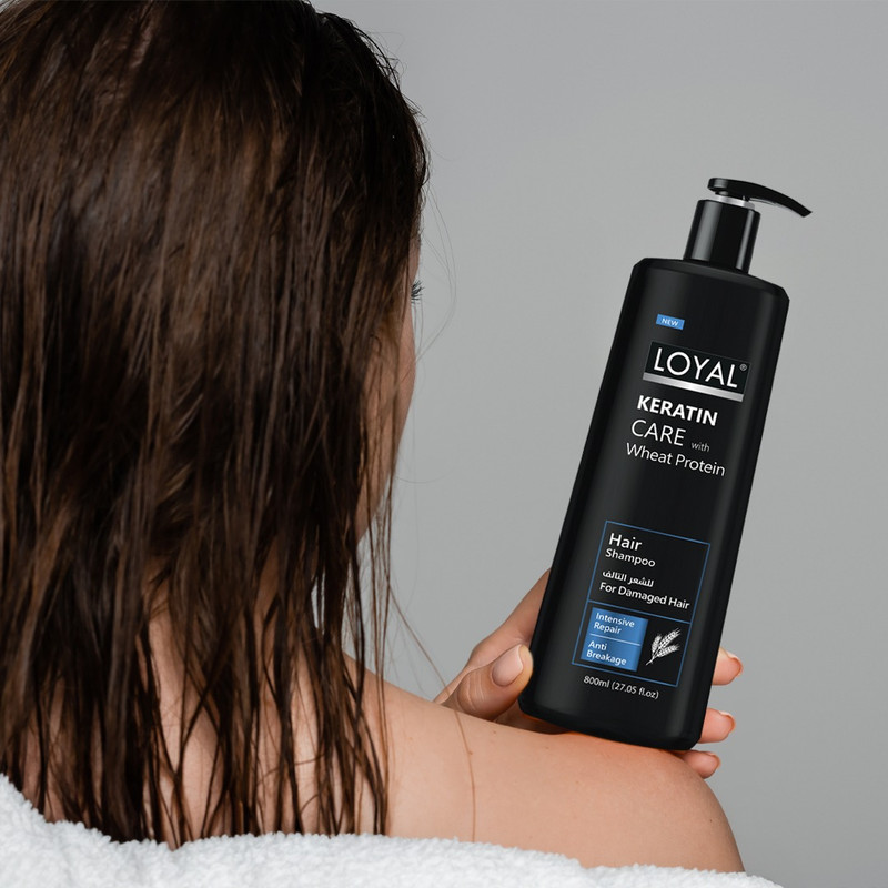 Loyal - Keratin Care With Wheat Protein Hair Shampoo - 800ml
