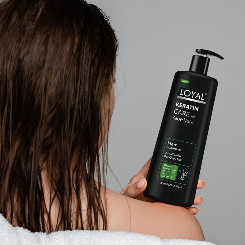 Loyal - Keratin Care With Aloe Vera Hair Shampoo - 800ml