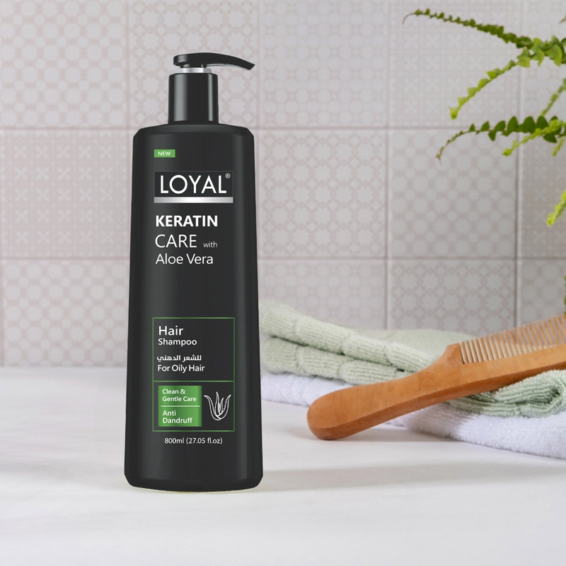 Loyal - Keratin Care With Aloe Vera Hair Shampoo - 800ml
