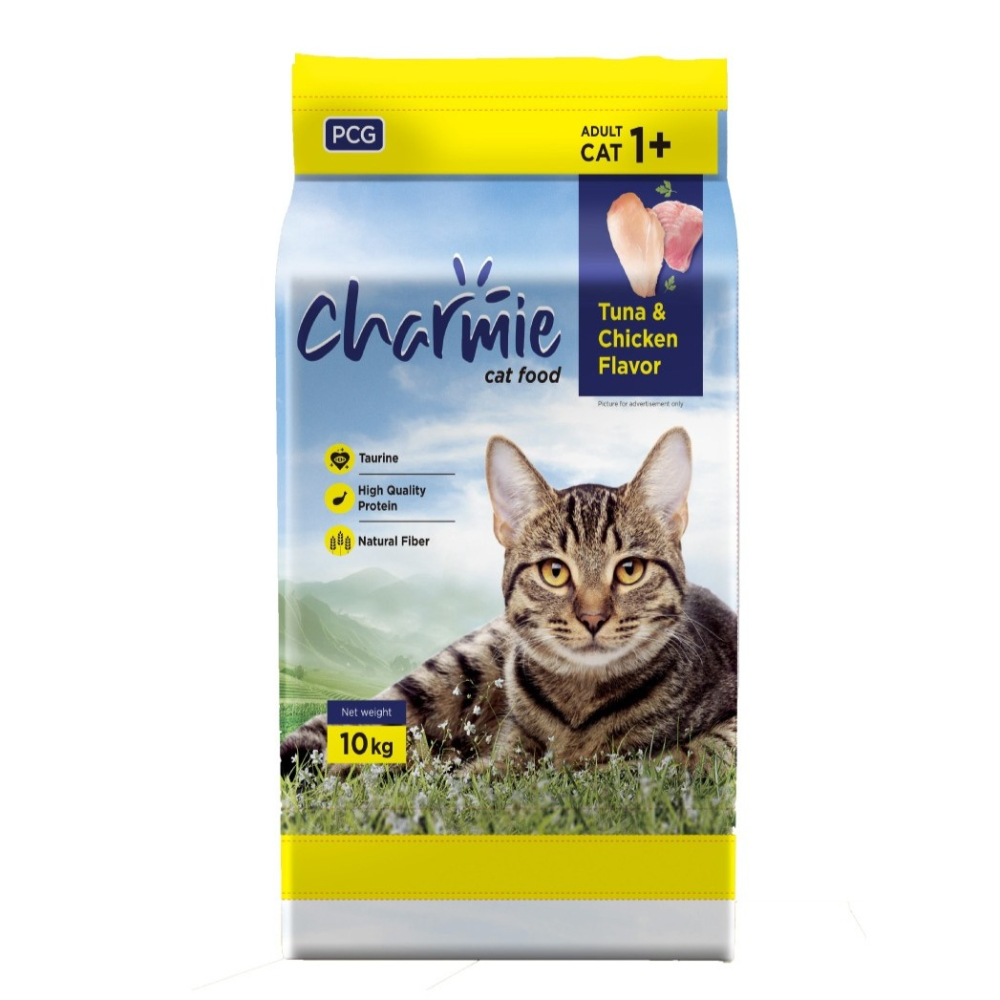 Charmie - Dry Cat Food Tuna & Chicken Flavor - 10 Kg