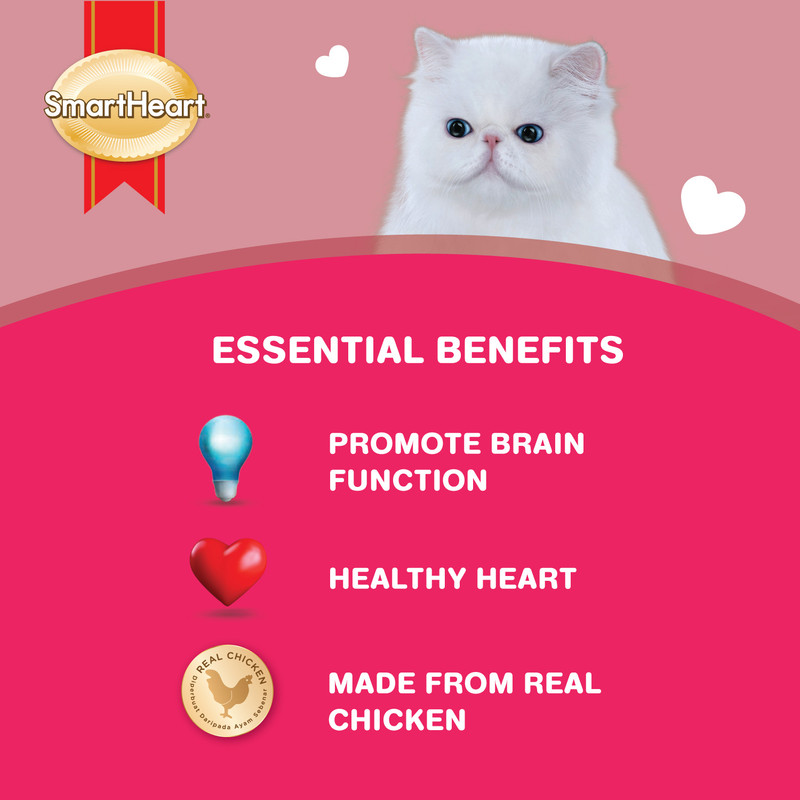 Smartheart - Pouch Adult Cat Wet Food Chicken with Rice & Kanikama - 85gm
