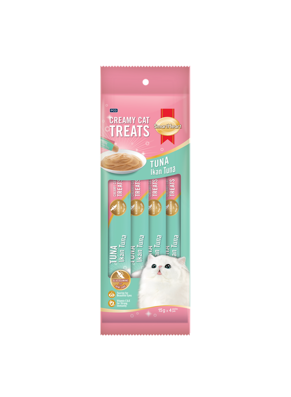 Smartheart - Creamy Cat Treats Tuna Flavor - 4pcs