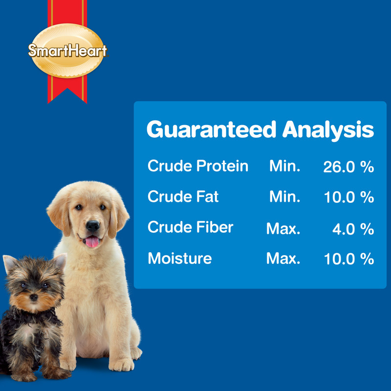سمارت هارت - طعام جاف للجراء بنكهة اللحم البقري والحليب - 2.7 كجم