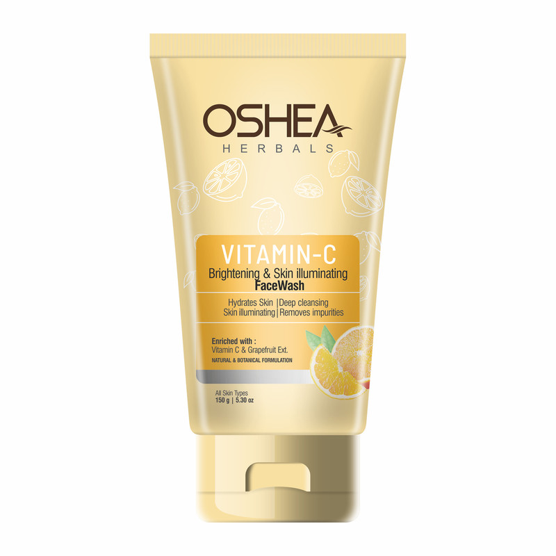 Oshea Herbals - Vitamin C Brightening & Skin Illuminating Facewash For All Skin Types 150g