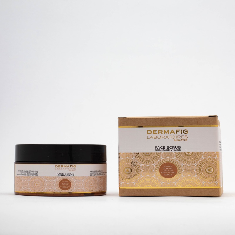 Dermafig - Sweet Almond & Argan Face Scrub - 100ml