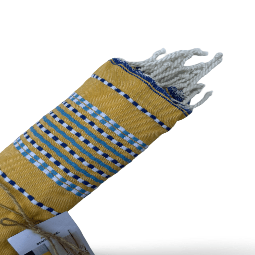 Hammam Corner - Spirit Amazigh Beach Towel - Yellow